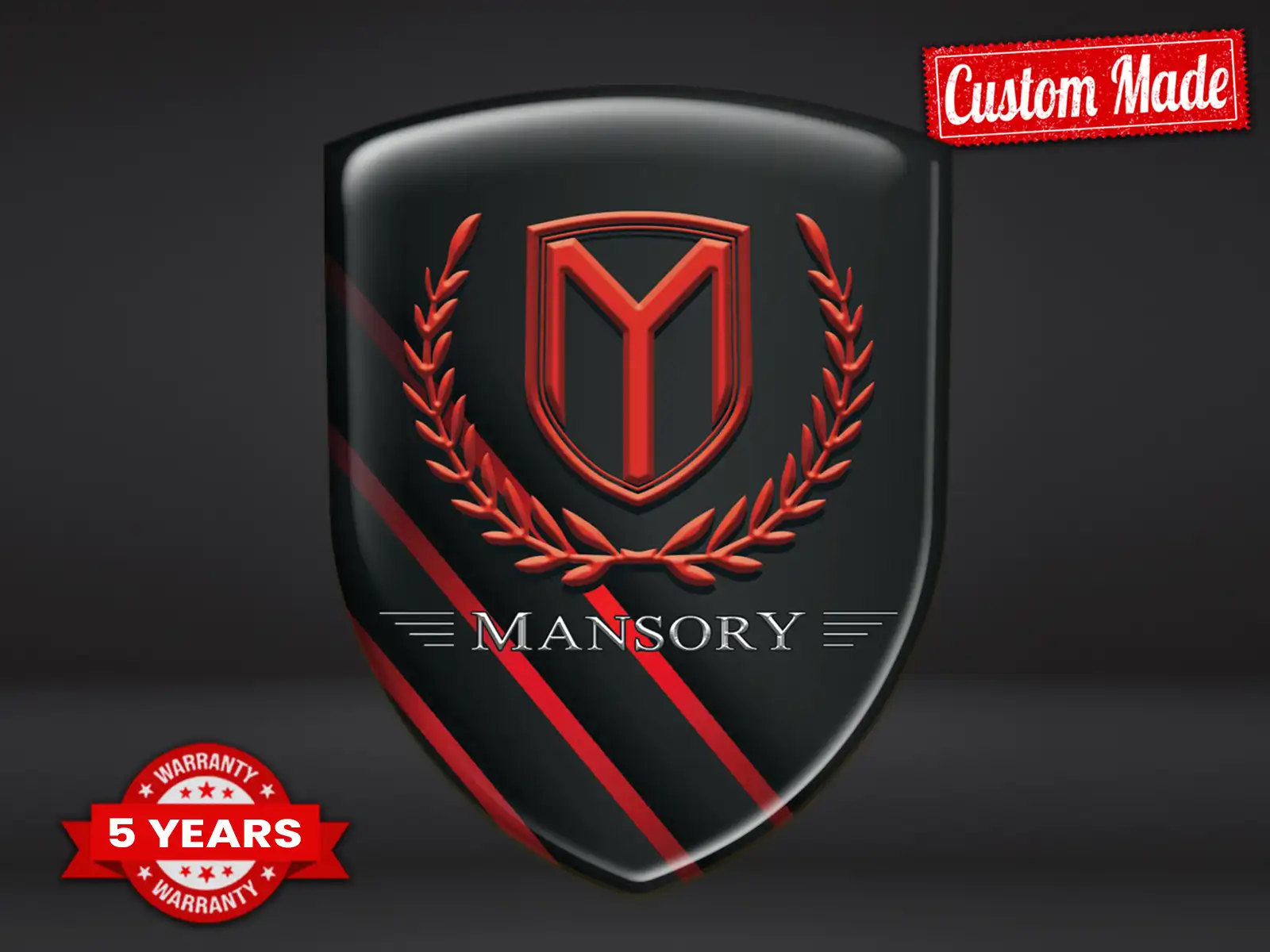 Mansory Emblema Auto Max X Durevole Pro Prestazioni